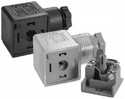 Connettori per elettrovalvole