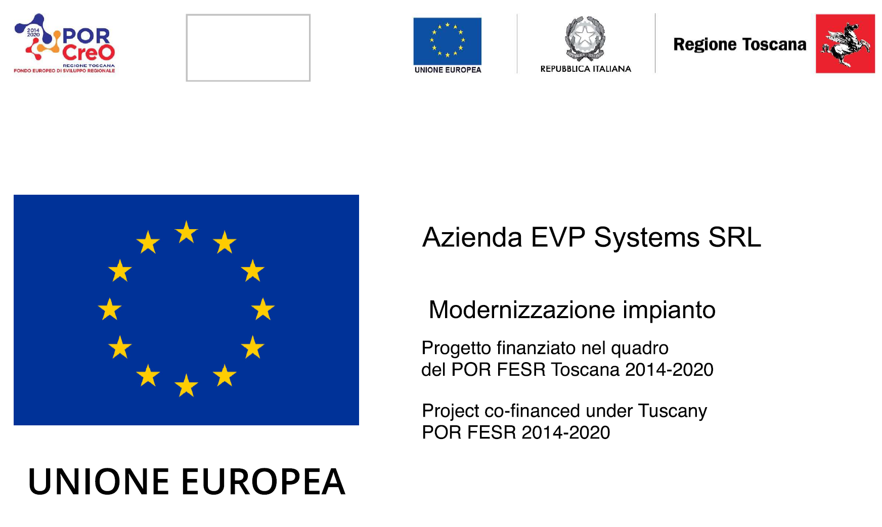 Partecipazione al bando POR FESR 2014-2020